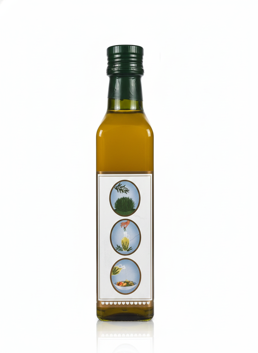Olive Oil | Extra Virgin Olive Oil-Infused With Rosemary - Unrefined - Cold Pressed - Jaypore Olives 250ml