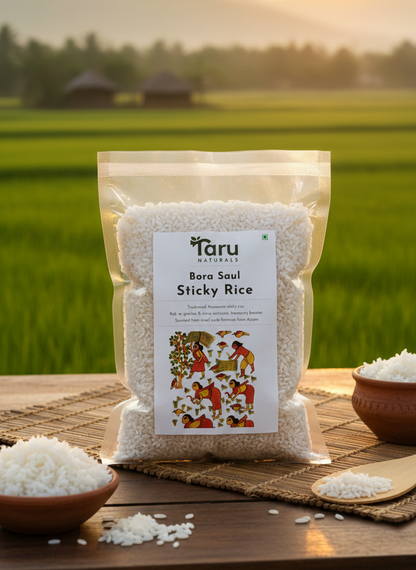 Rice | Bora Saul Sticky Rice -Protein &amp; Micro Nutrients- Taru Naturals - 500gm