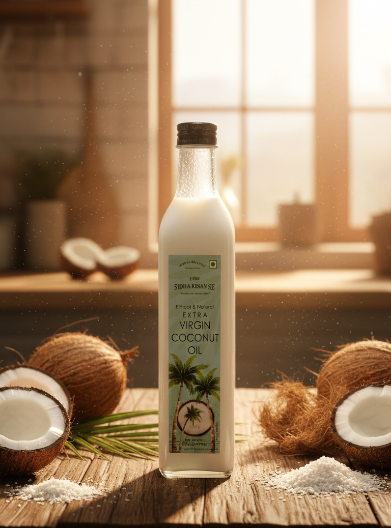 Coconut Oil - Extra Virgin- Ethical & Natural Nutrient - Cold Pressed - SOSE - 425gm