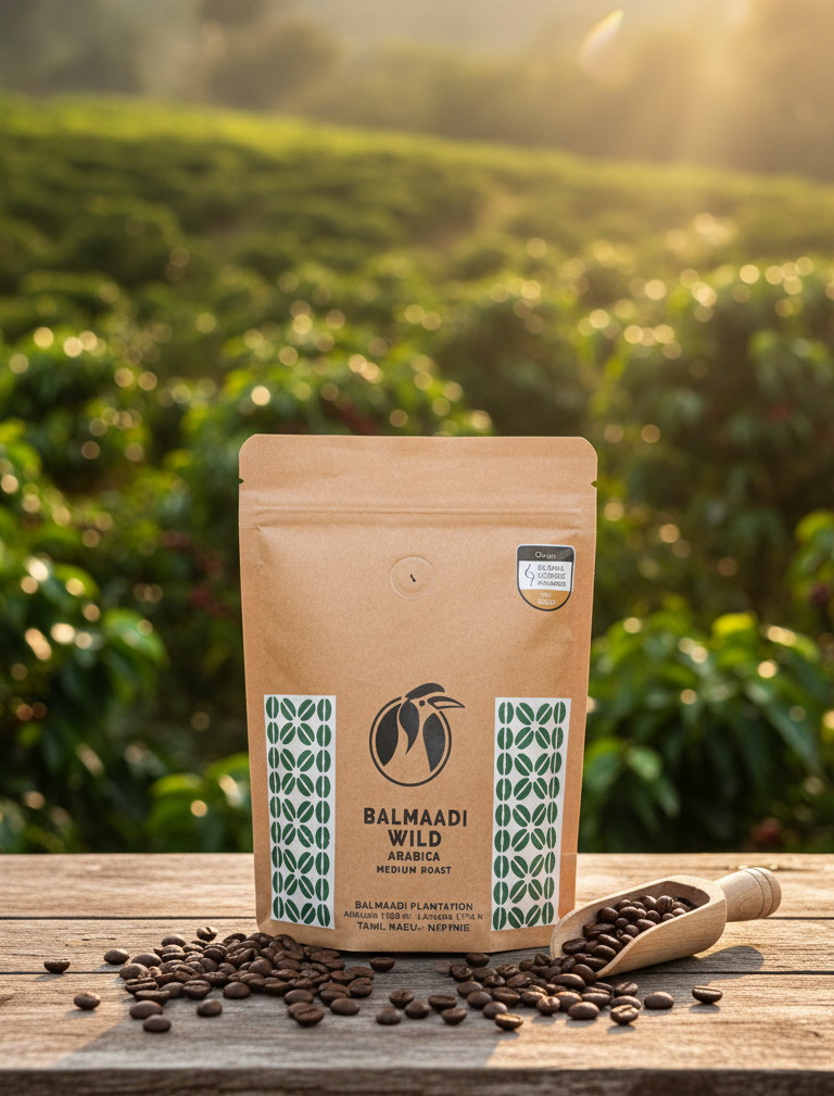 Coffee | Balmaadi Wild Whole Beans - 100% Arabica - Coffee Ideas – 250gm