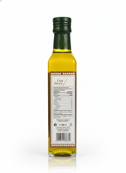 Olive Oil | Extra Virgin Olive Oil- Infused With Garlic - Unrefined - Cold Pressed - Jaypore Olives 250ml