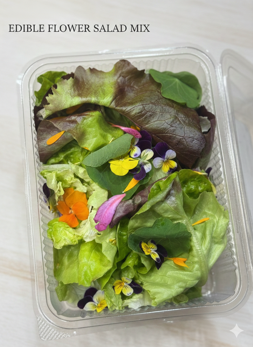 Flower Petal Salad Mix - Box