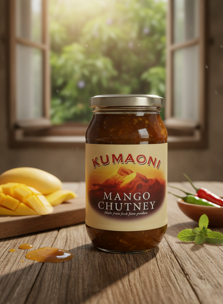 Chutney | Mango Chutney -  Natural - No Artificial Colors - Kumaoni 480gm