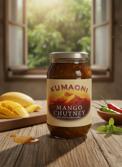 Chutney | Mango Chutney -  Natural - No Artificial Colors - Kumaoni 480gm