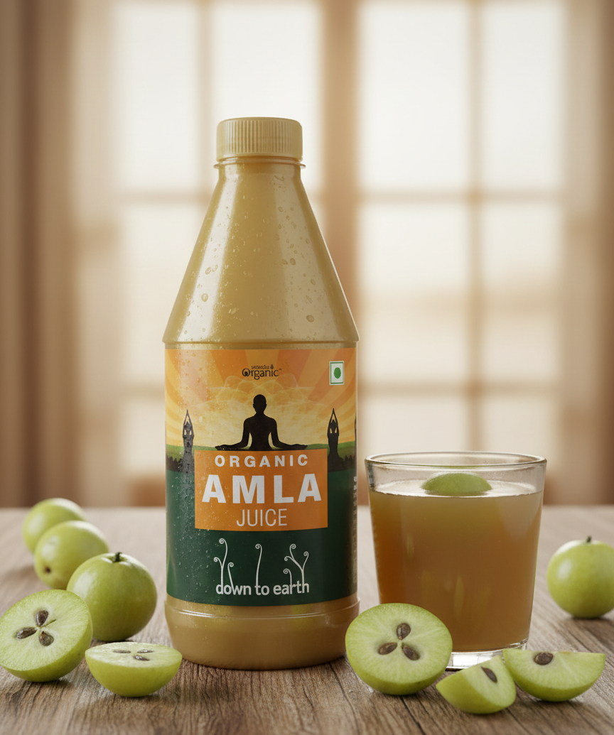 Amla Juice | Organic Amla Juice -Pure 100% -Natural - Down To Earth  – 500ml