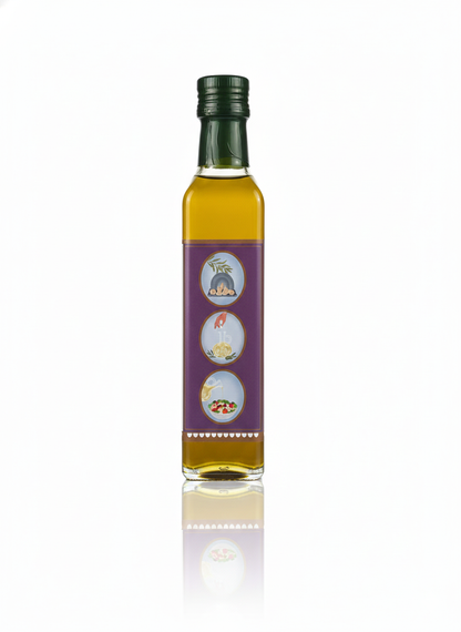 Olive Oil | Extra Virgin Olive Oil- Infused With Garlic - Unrefined - Cold Pressed - Jaypore Olives 250ml