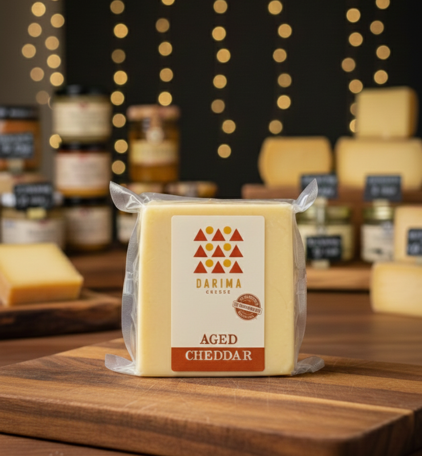 Aged Cheddar Cheese – Pasteurized -No Preservatives - Darima – 200gm