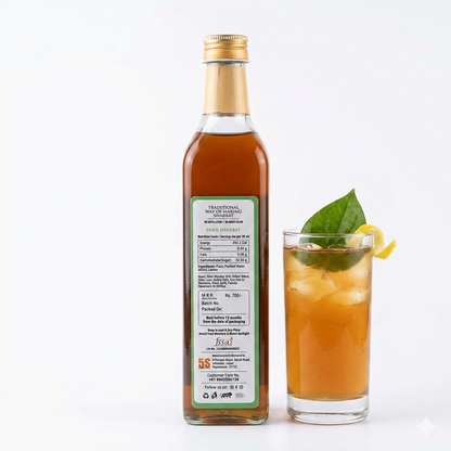 Sharbat | Paan - Taste Of Rajputana - Natural Ingredients – No Added Artificial Colors, Distillation &amp; No Added Preservatives – 5S Farm – 700ml
