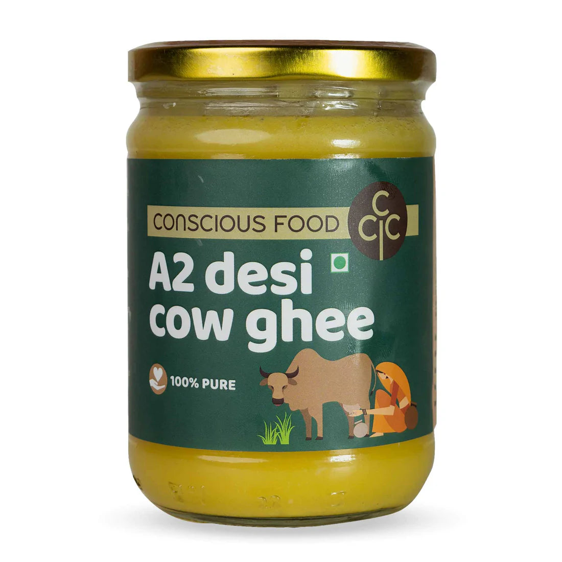 Ghee | A2 Desi Cow Ghee - 100% Pure - Conscious Food - 500ml