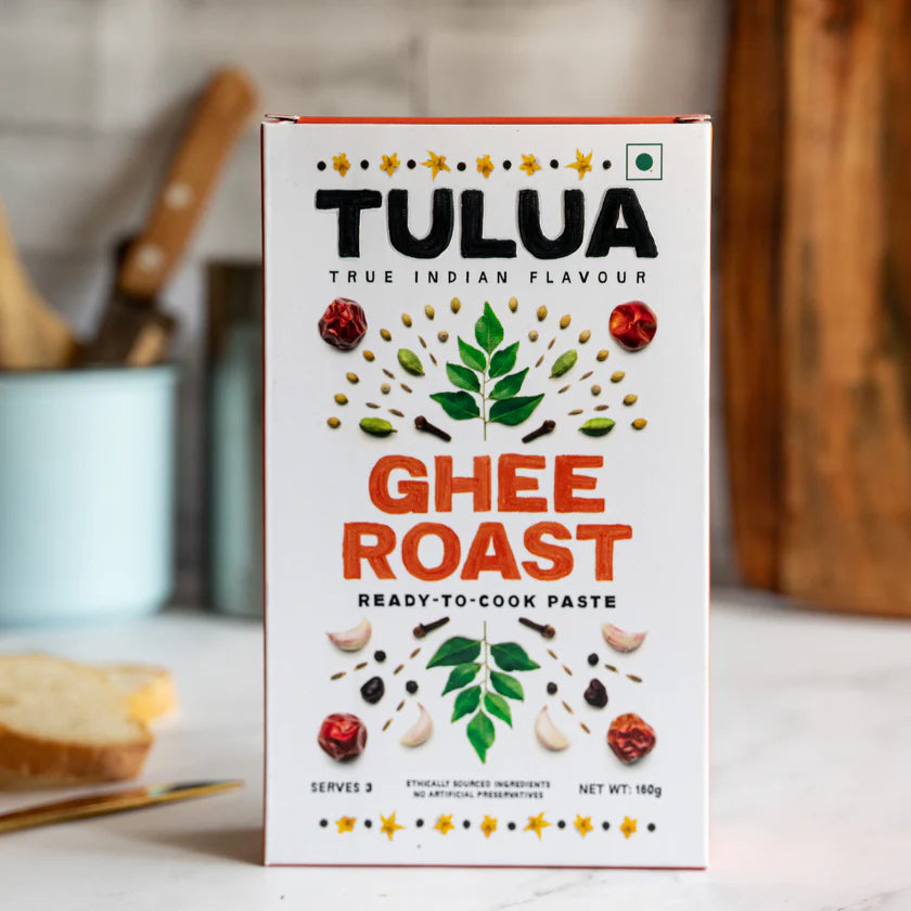 Ghee Roast | Ready To Cook Paste - Ethically Sourced Ingredients - No Artificial Ingredients - Tulua - 160gm