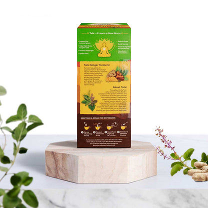 Tulsi Ginger Turmeric – Caffeine Free - Organic India – 25Tea Bags
