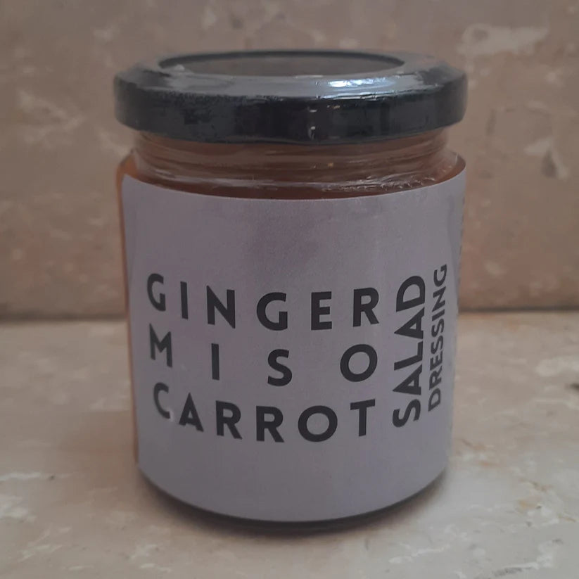 Salad Dressing | Ginger, Miso &amp; Carrot Salad Dressing - Made With Cold Pressed Oil &amp; Rice Bran Oil - No Added Flavors, Colors, Thickener &amp; No Emulsifiers And Stabilisers – CHEF ZEHN – 200gm