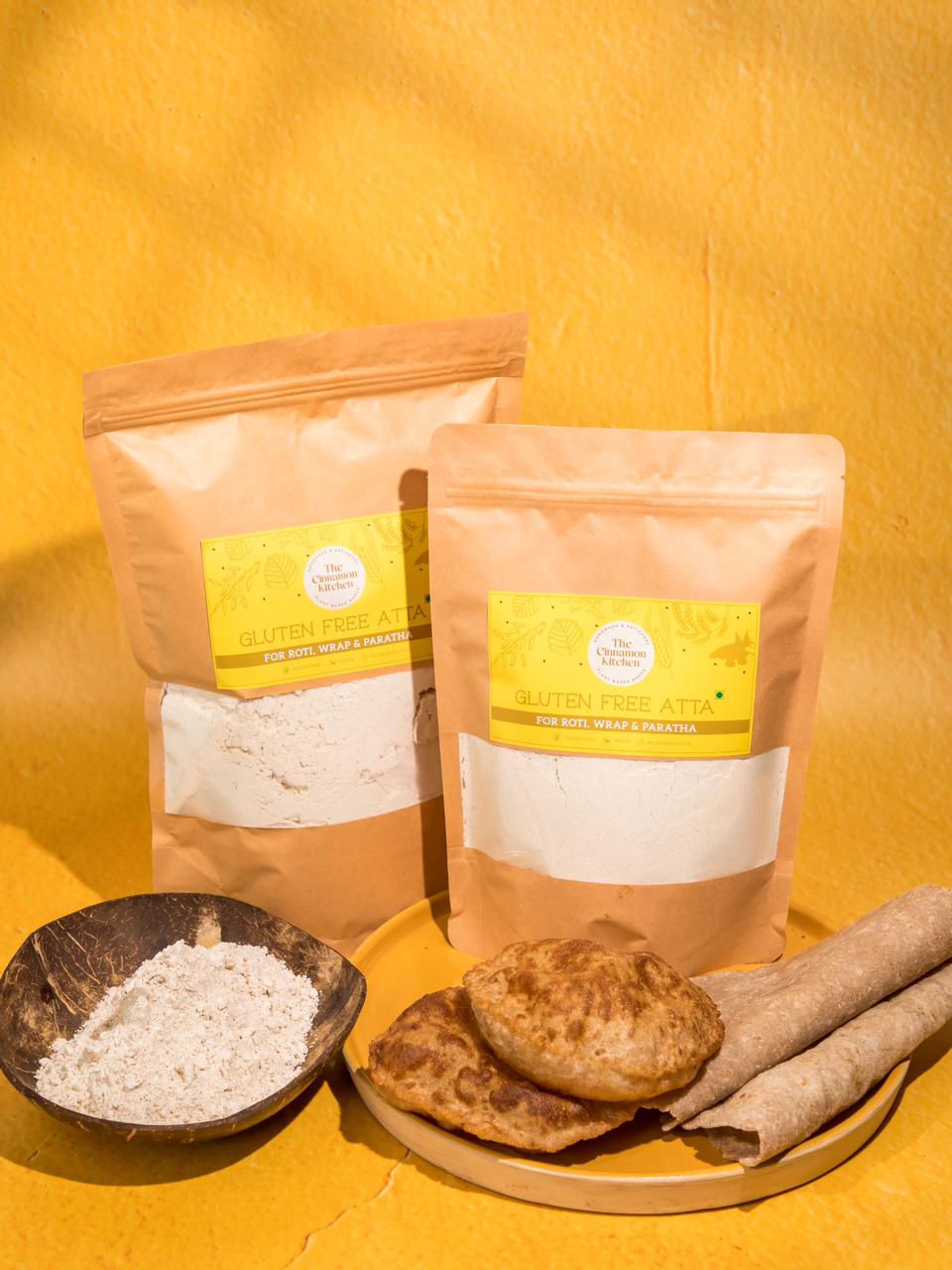 Flour | For Roti Wrap &amp; Paratha (Flour Is Made Using Millets) – Vegan, Gluten Free, PCOS Friendly &amp;amp; Refined Sugar Free – The Cinnamon Kitchen – 500gm