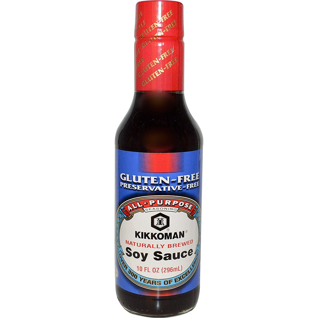 Soy Sauce | Gluten Free &amp; No Added Preservatives - Kikkoman - 296ml