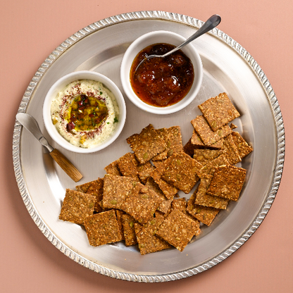 Crackers | Gluten-Free Multiseed Crackers -Crunchy Cracker,  Baked Cracker -No Preservatives– Vivanda– 125gm