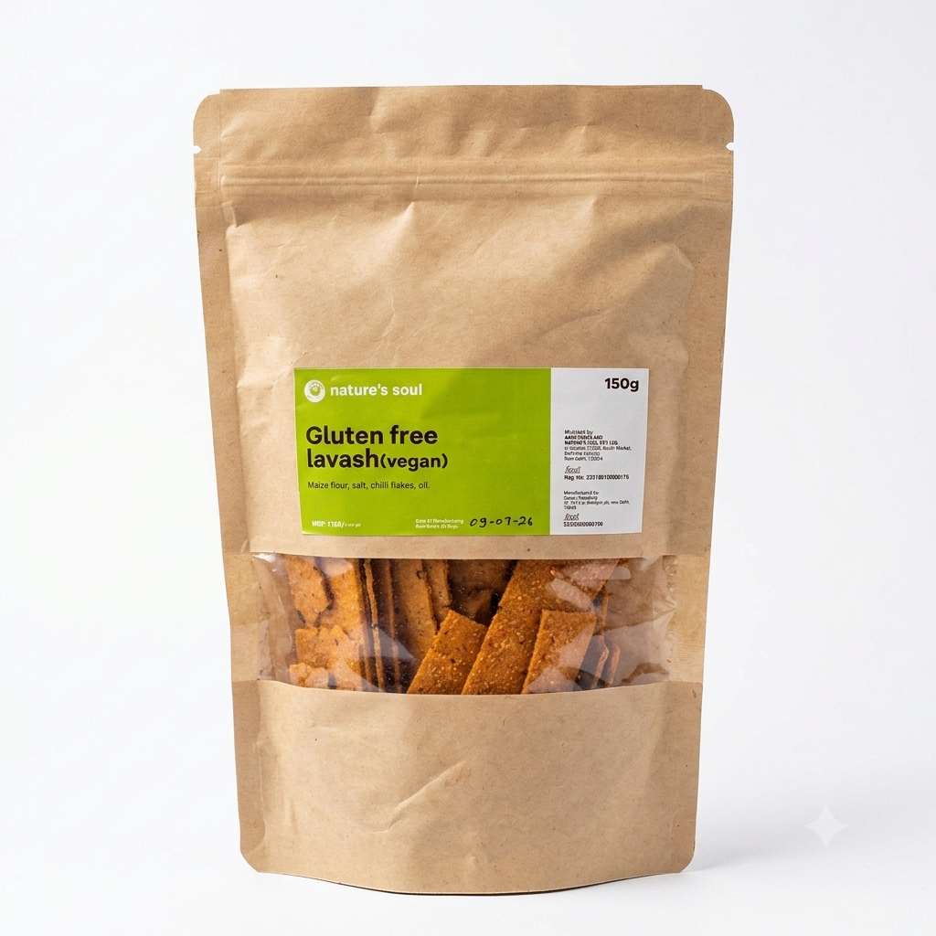 Lavash | Gluten Free Lavash  - Natural - Vegan -No preservatives- Nature&