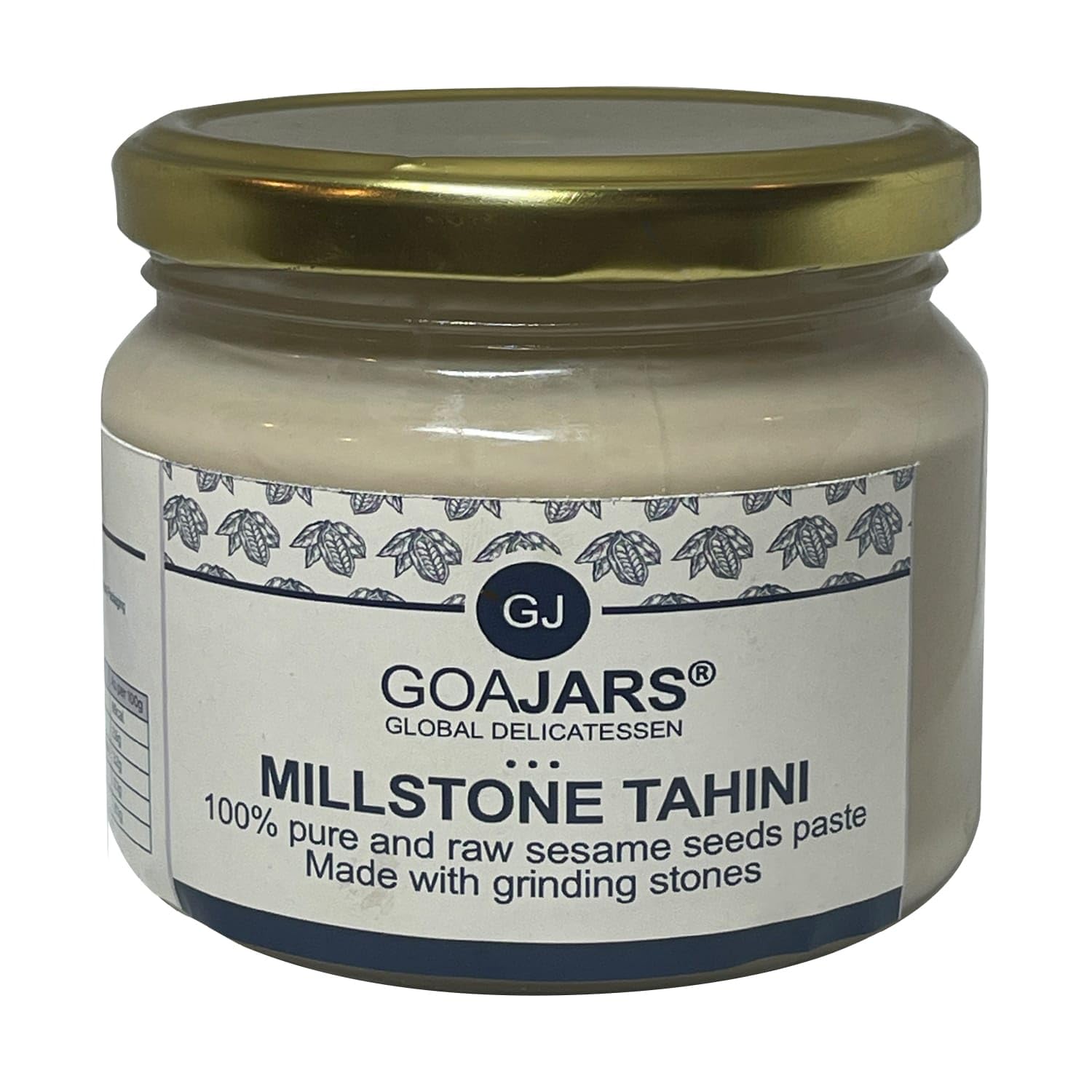Tahini | Millstone Tahini - 100% Pure And Raw Sesame Seed Paste (Made With Grinding Stones) - 100% Natural - Vegan &amp;amp; Gluten Free - GOAJARS - 170gm