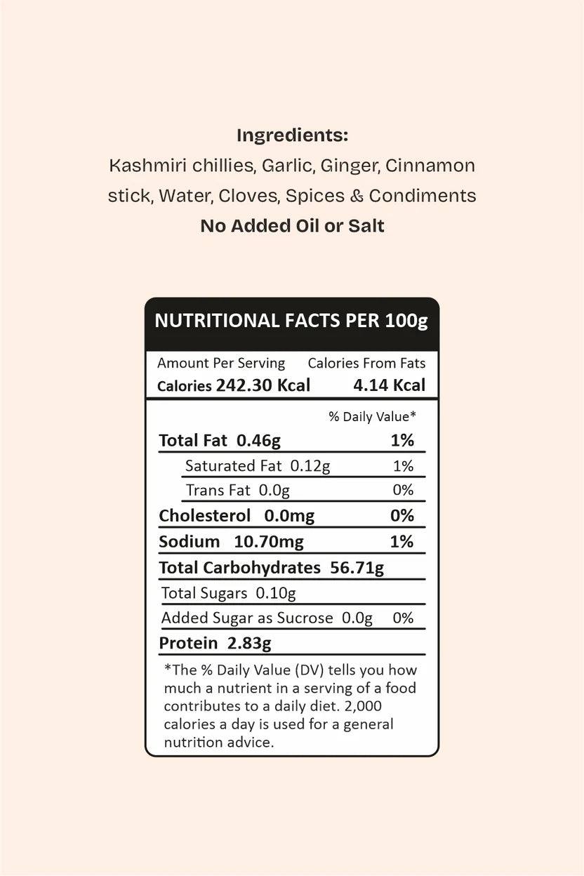 Paste | Goan Roast Paste (Marination Paste) - Ready To Cook Paste -No preservatives, No Artificial Flavours, - Bawa Gone Goan  - 200gm