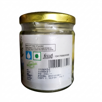 Cheese | Goat Cheese- 100% Goat Milk  - In Herb Infused Olive Oil - Kodai - 200gm