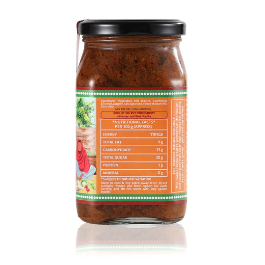 Gobhi Gajar Shalgum Pickle – The Little Farm - 400gm