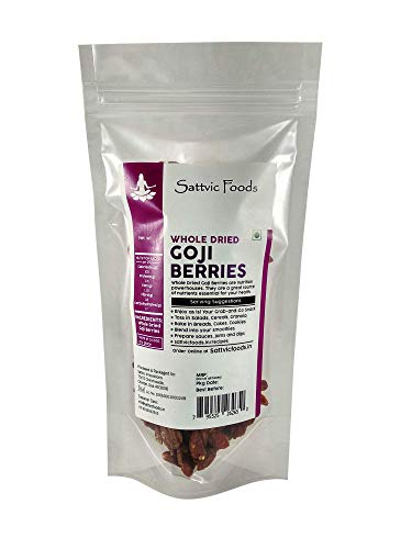Goji Berries | (Whole Dried) - Sattvic Food - 100gm