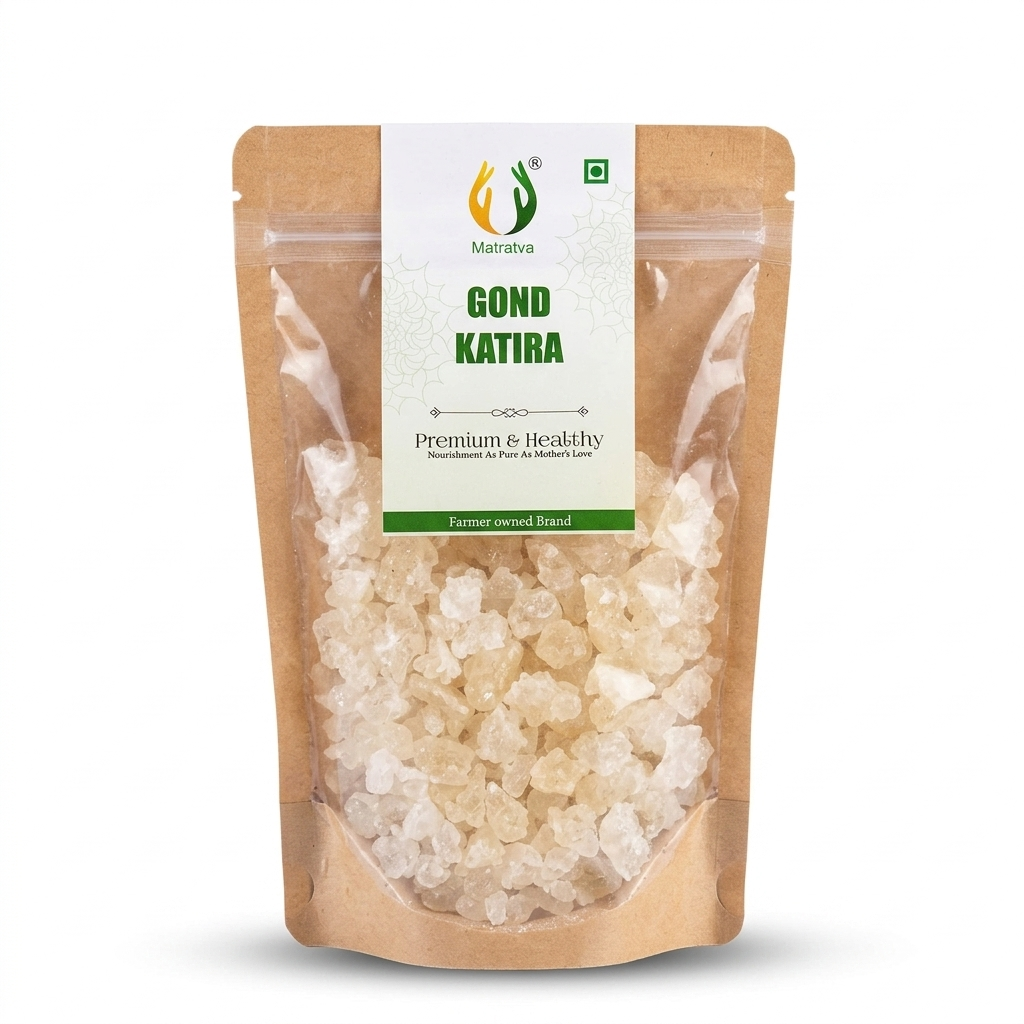 Gond Katira (Tragacanth Gum) -Healthy Summer Superfood-Premium &amp; Healthy – Matratva – 250gm