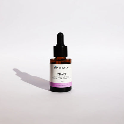 Face Serum | Grace (With Bakuchiol &amp;amp; Sandalwood) - Anti Aging - No Parabens, Sulphates &amp;amp; No Artificial Colors - Bon Organic - 30ml