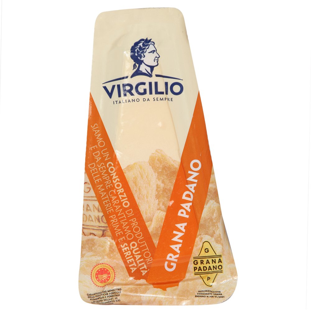 Grana Padano Cheese – Natural - Italy - Virgilio – 200gm