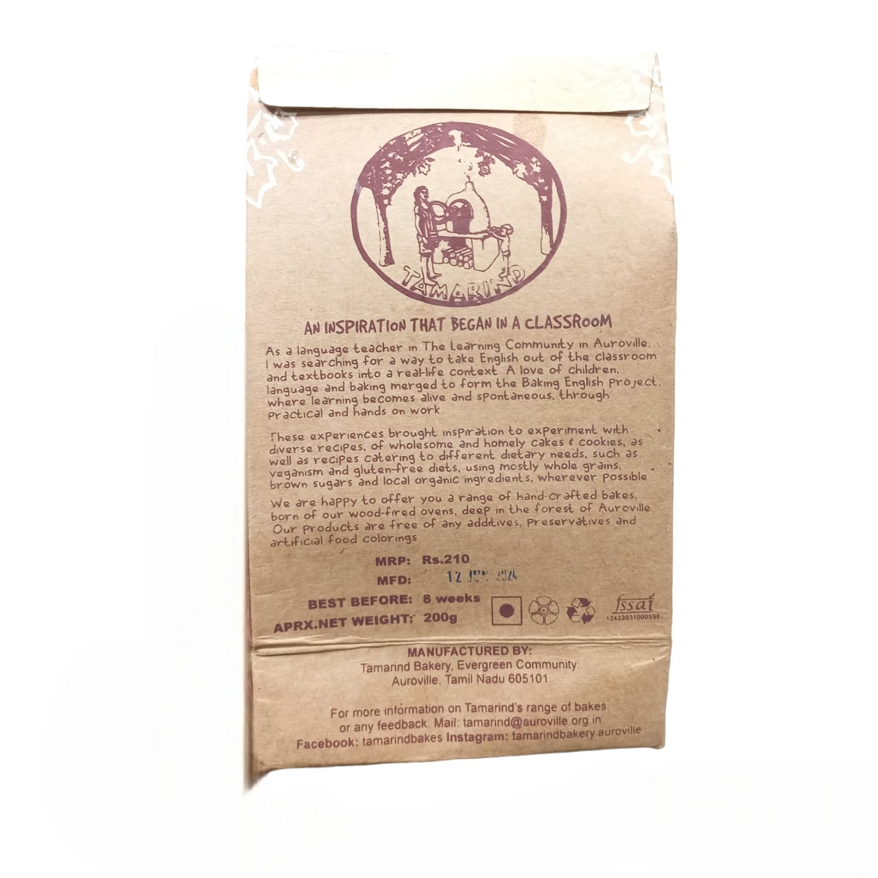 Biscotti | Italian Biscotti – Baked In Wood Fired Ovens - Tamarind Bakery – 150gm