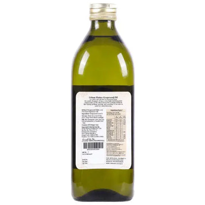 Grapeseed Oil | (Perfect For Frying, Grilling, Roasting, Cooking &amp;amp; Salad Dressing) - Light &amp;amp; Neutral Taste - Italian - Urban Platter - 1000ml
