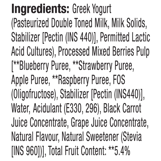 Greek Yogurt Strawberry - Zero Added Sugar &amp;amp; High Protein – Epigamia - 110gm