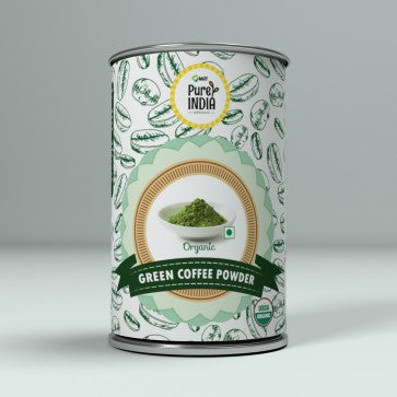 Coffee Powder | Green - USDA Organic - Mrt Organic - 100gm