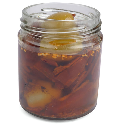 Green Olive Bacon Pickle Continental Style - Fresh - Gluten Free - Made with Organic Ingredients - 160gm