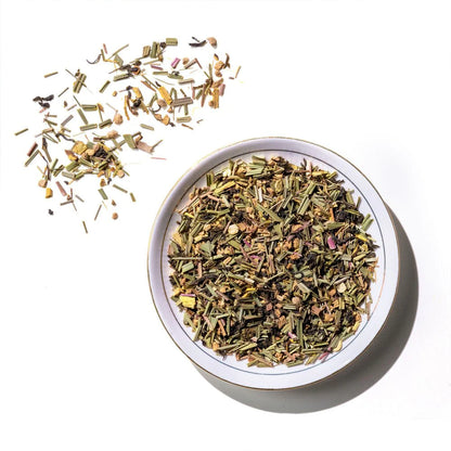Tea | Green - Citrus Sky (Lemongrass Ginger) - USDA Organic - Supports Digestion - Luxmi Estate - 100gm