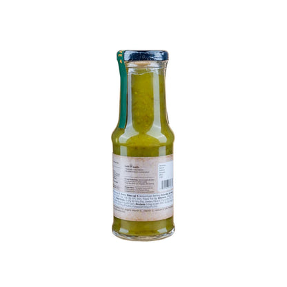 Sauce | Green Chilli Sauce Mix - Tangy &amp; Spicy - Instant Mix for Dips, Fries &amp; Street- Style Recipes - Satvyk - 200gm