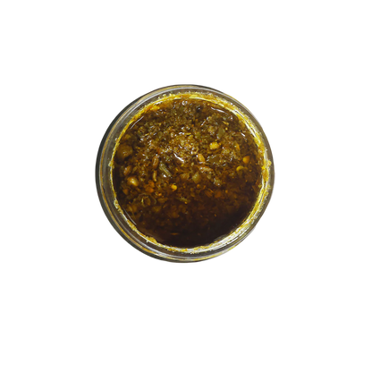 Chilli Chukh | Green (Made With Cold Pressed Mustard Oil) - Pure Himalayan Flavor - No emulsifiers, Stabilisers, Nothing Artificial, No Flavour Enhancers, Colours &amp; No Artificial Preservatives - Mount Karol - 300gm