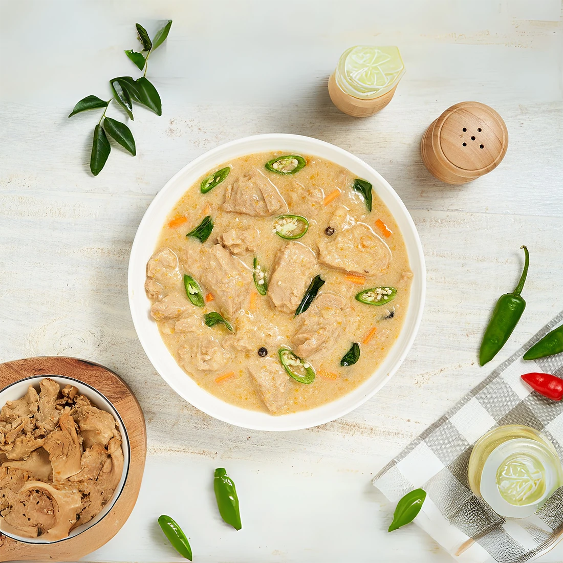 Veg Stew -Vegetarian &amp; Dairy Free - Easy To Cook. Ready To Eat -  Heigh Protein, Rich Fibers   – No Added Preservatives, No Cholestrol, No Trans Fat –Greenmeat – (2 Serving) – 250gm