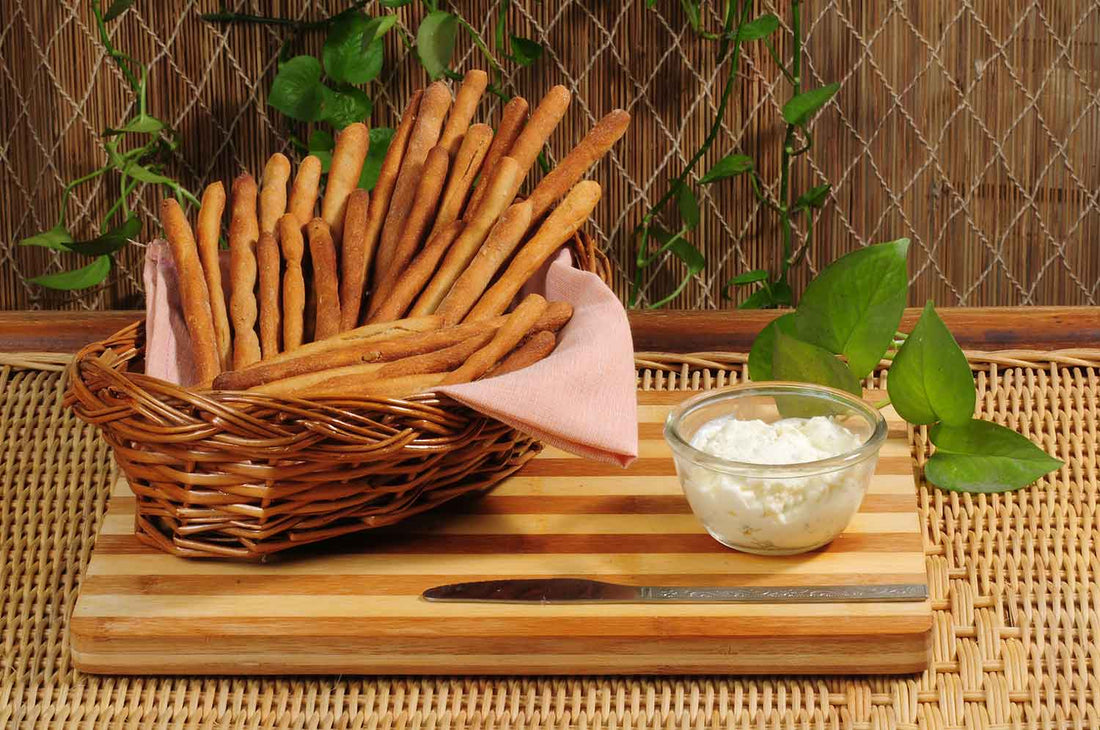 Grissini Brown Oregano Olive Oil - Vegan - German Bakery - 160 gm