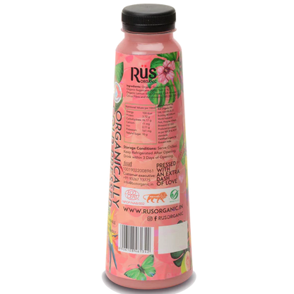 Guava Nectar - Guava Juice – Cold Pressed – USDA Organic – Indian – No Added Sugar – Rus Organic – 500ml