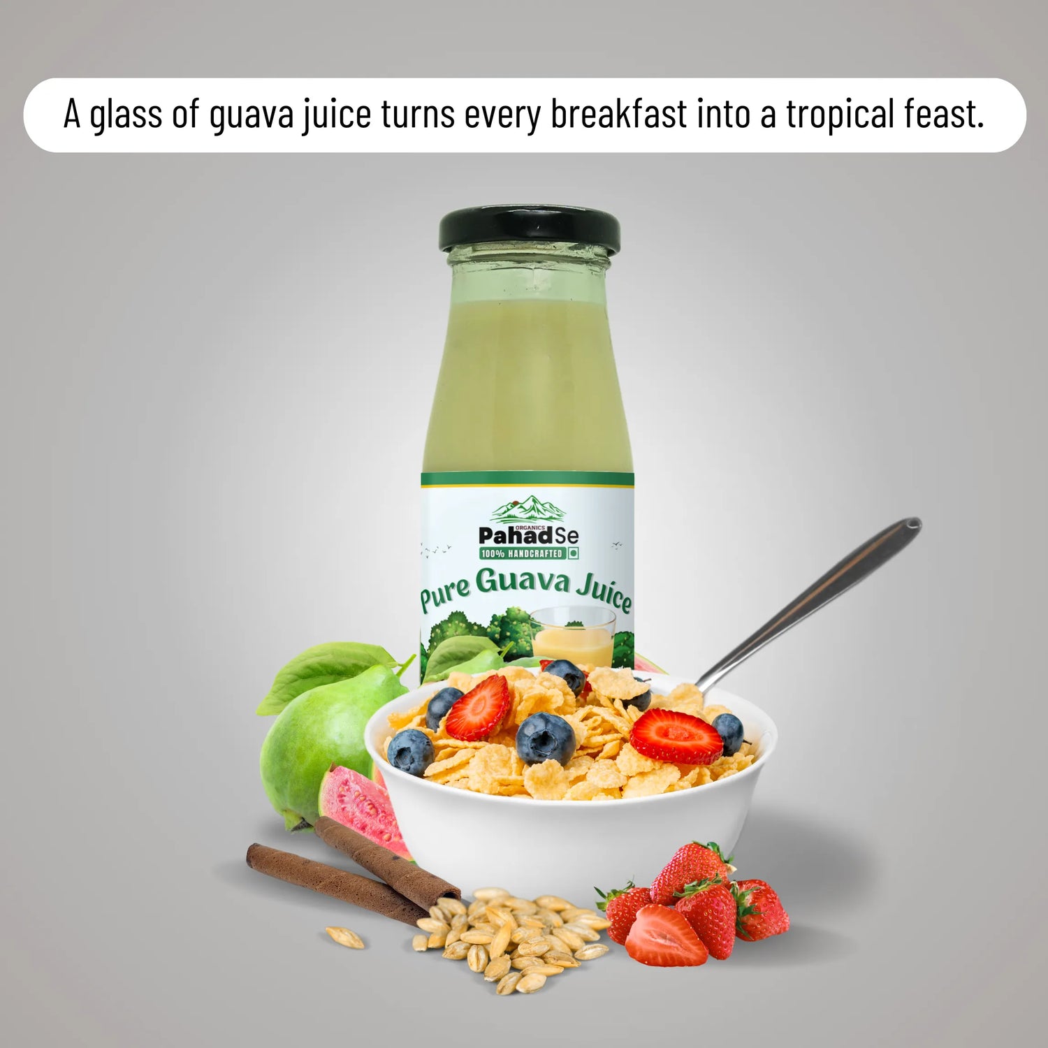 Guava Juice | Pure - 100% Handcrafted – Natural – Pahad Se – 200ml