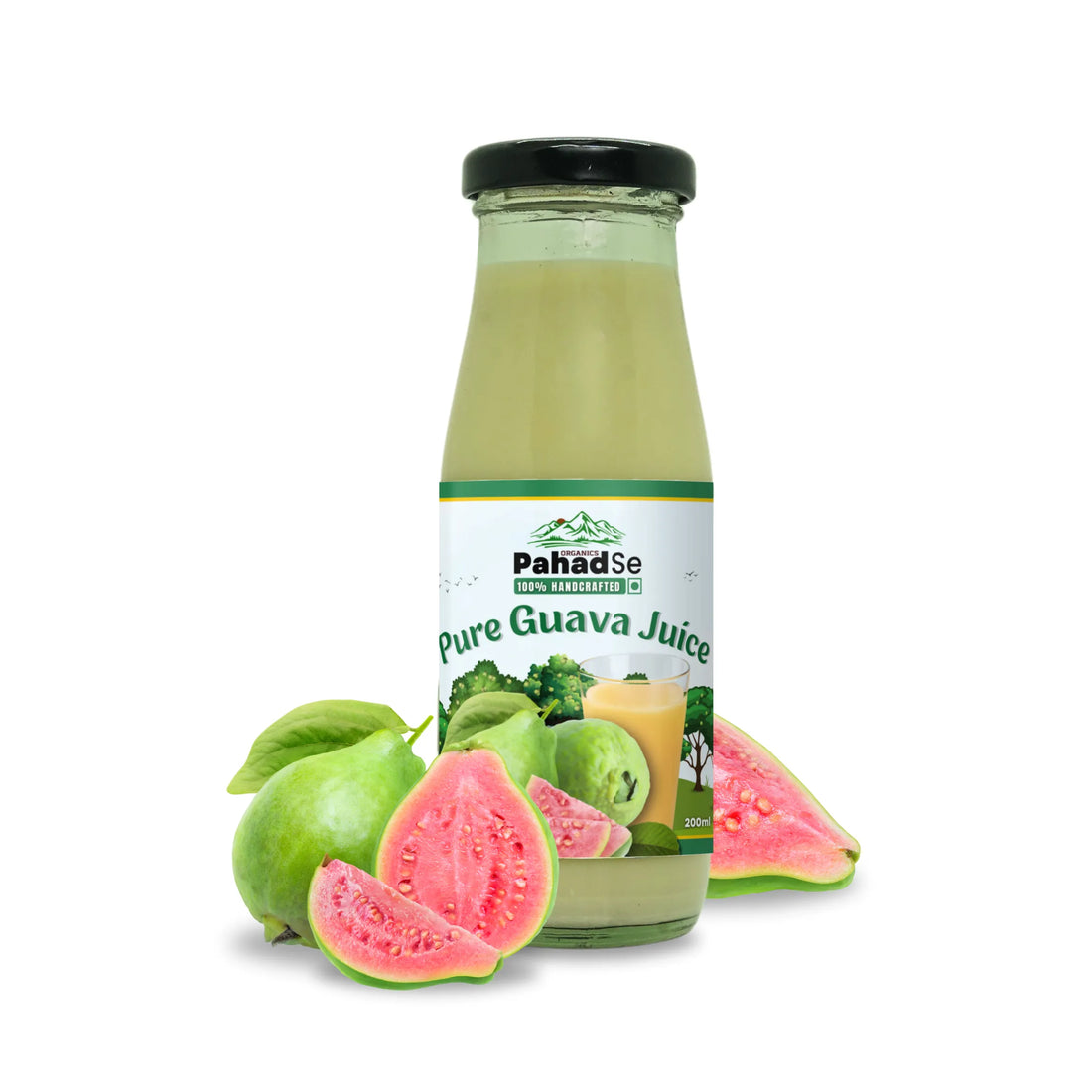 Guava Juice | Pure - 100% Handcrafted – Natural – Pahad Se – 200ml