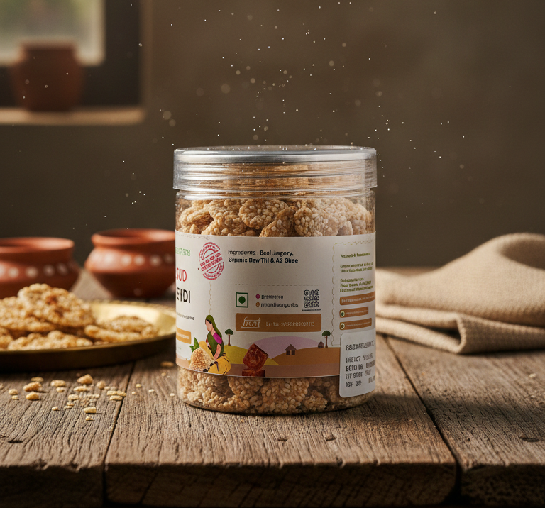 Gud Revdi - Organic- No Added Preservatives - Calcium Rich- Matratva – 250gm