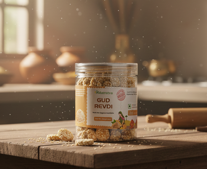Gud Revdi - Organic- No Added Preservatives - Calcium Rich- Matratva – 250gm