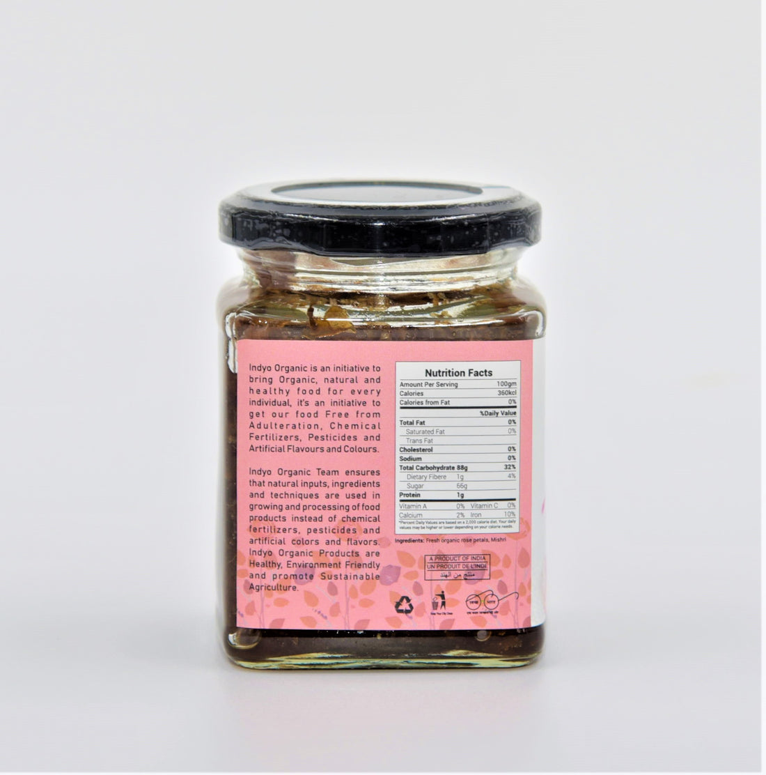 Gulkand - Indyo Organic - 250gm