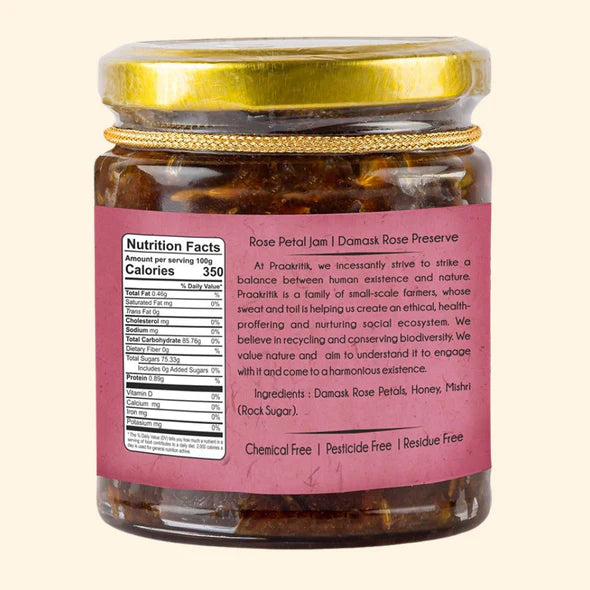 Gulkand - Natural - Mishri – Praakritik – 250gm