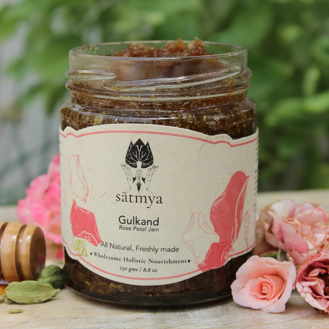 Gulkand – Gluten Free, No Refined Sugar, No Soy &amp;amp; No Nuts - Satmya – 250gm