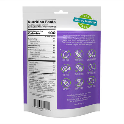 Gummy Fruits - USDA Organic - Vegan, Gluten Free, Non GMO &amp; No High Fructose Corn Syrup Or No Artificial Dyes - Yum Earth - 113gm