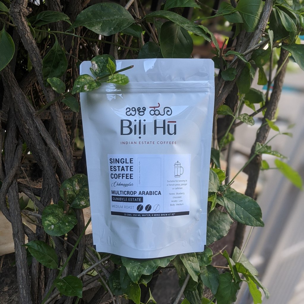 Gunibyle Estate Medium Roast French Press Coffee – Bili Hu – 200gm