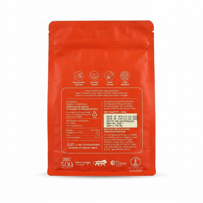 Gunibyle Estate Medium (Roasted Beans) Coffee- Hand Picked, Craft Roasted – Bili Hu – 250gm