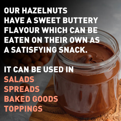 Hazelnuts | Buttery Flavour – Perfect For Dessert And Salads – High In Protein &amp; Calcium – Zama Organics – 250gm